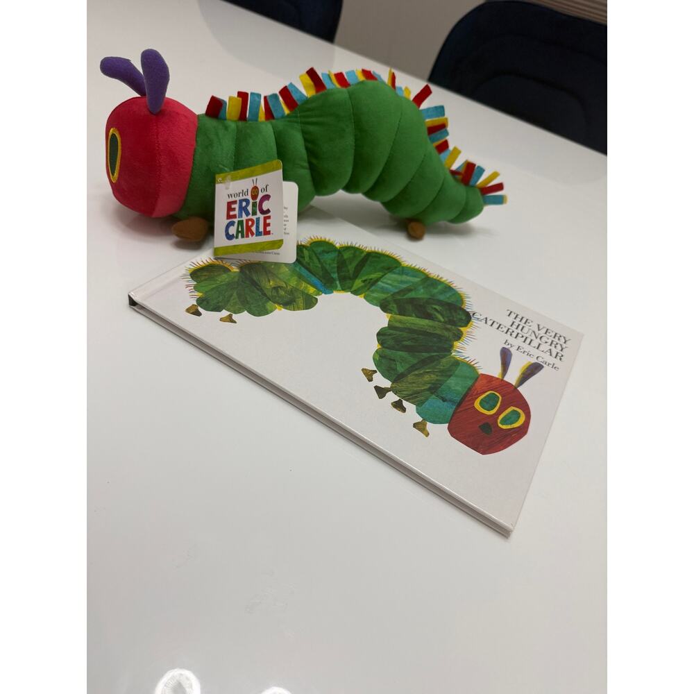 The Very Hungry Caterpillar Board Book and Plush (Book & Toy) by Eric Carle